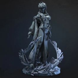 Female cryomancer 3d printing stl files