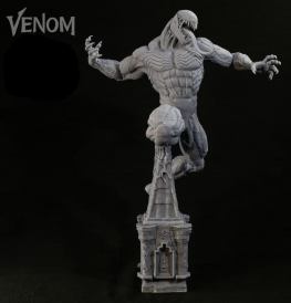 Venom on tower 3d printing stl files