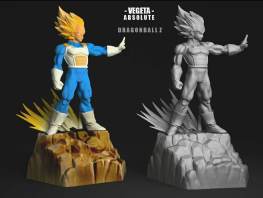 Vegeta SS Absolute 3d printing stl files