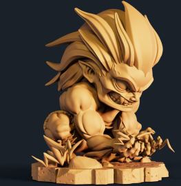 Blanka chibi 3d printing stl files