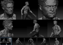 Wolverine stl files for 3d printing model