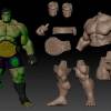 Hulk UFC Champion 3d printing stl files