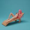 Zero Two in the beach 3d printing stl files