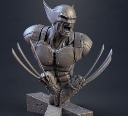 Wolverine bust 3d printing stl files