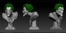 Joker bust 3d printing stl files