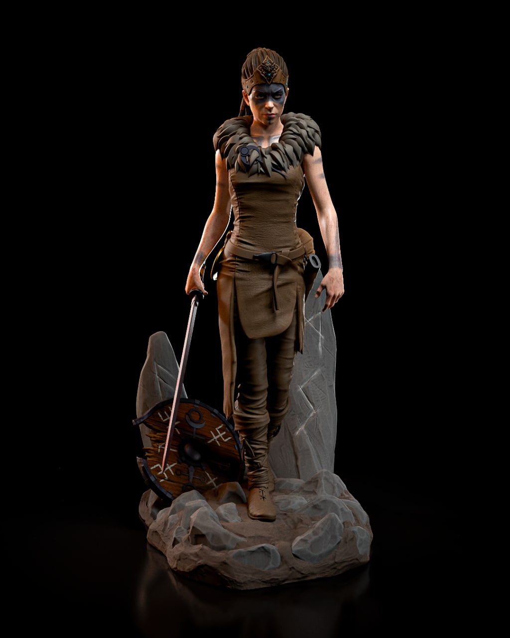 hellblade senua's sacrifice 3d printable model Hellblade senua 3d printing stl files