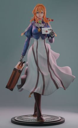 Violet Evergarden 3d printing stl files