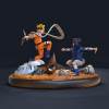Naruto VS sakuke 3D Printing stl files