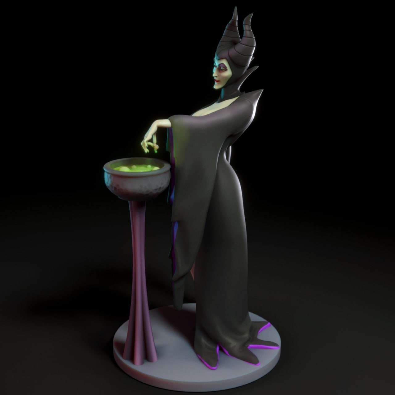 maleficent 3d printable stl files Maleficent 3d printing stl files