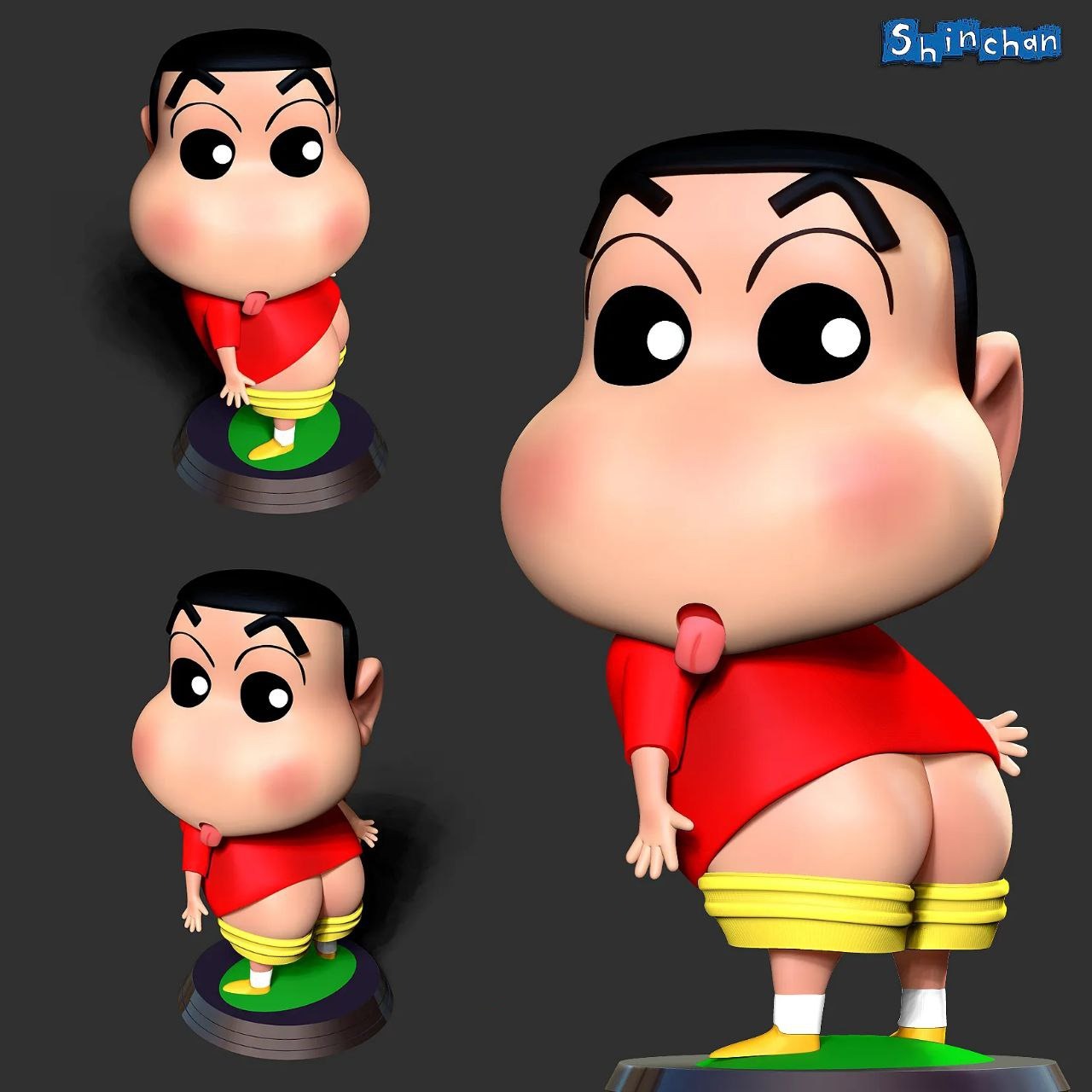 shin chan stl files for 3d printing models Shin-chan 3d printing stl files