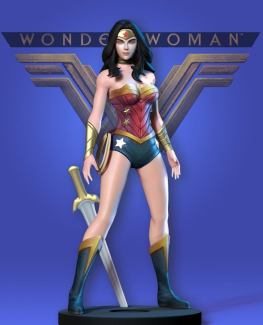 Wonder woman fan-art 3d printing stl files