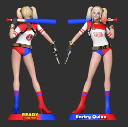 Harley Quinn 3d printing stl files
