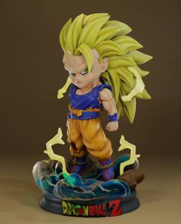 Goku SSJ3 Chibi 3d print