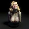Marilyn Monroe bust 3D Printing stl files