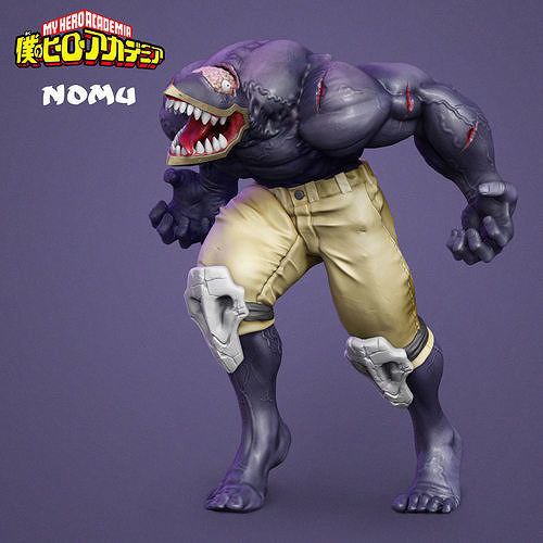 nomu Boku no hero academy Free STL Files for 3D Printing models Nomu 3D Printing stl files