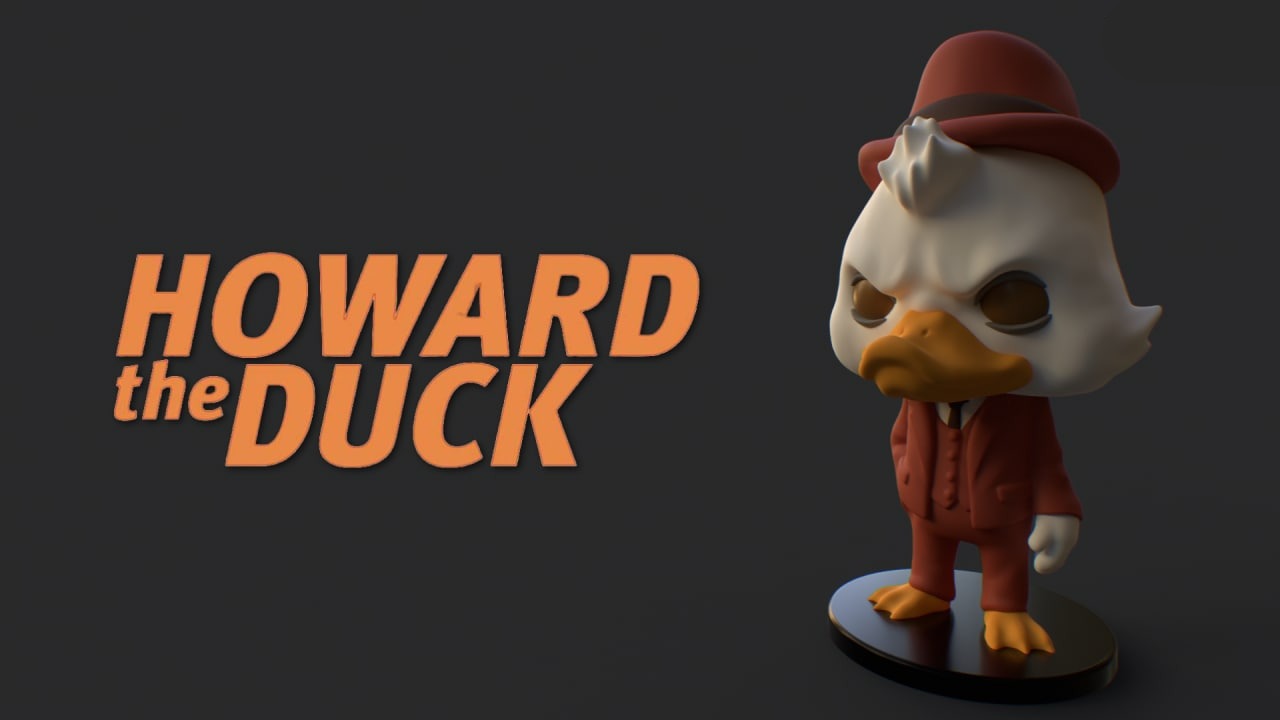 howard duck 3D Printable stl files for 3D Printing Howard Duck 3d Printing