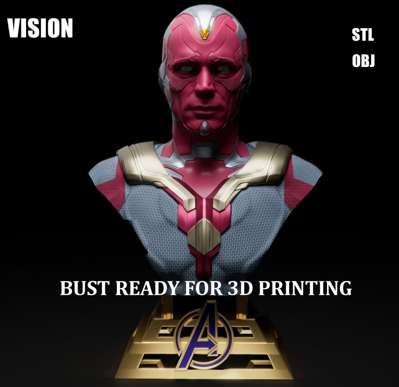 Vision stl files for 3d printing