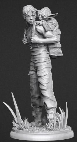 Luke skywalker yoda stl 3d printing stl files