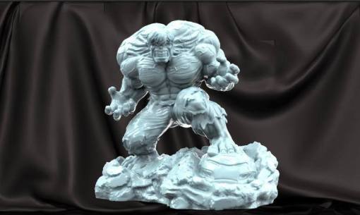 Hulk v hulkbuster 3d print stl