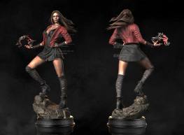 wanda scarlet witch + NSFW Version stl files 3d print