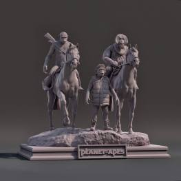 Planet of apes 3d printing stl files