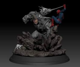 Rhino vs spiderman 3d printing stl