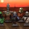 Mandalorian busts pack stl files for 3d printing
