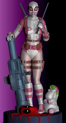 Gwenpool stl files for 3d printing