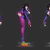 Juri Han street fighter stl 3d printing model