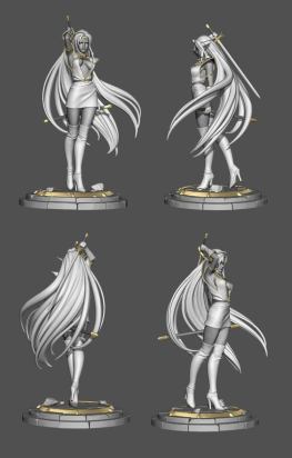 Pirotessa from Recoed of the Lodoss war 3d printing stl files