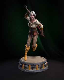 Ciri the witcher 3d printing stl files