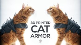 Cat Armor 3D Printing