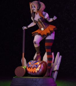 Harley Quinn Halloween 3D Printing
