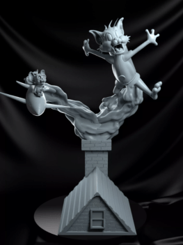 Tom and Jerry 3d printing stl files