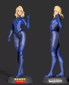 Invisible woman 3d print stl files
