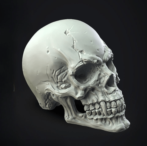 vampire skull 3d print stl