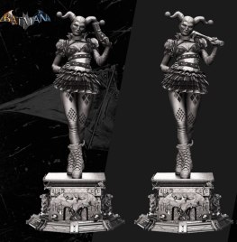 harley quinn 3d print stl