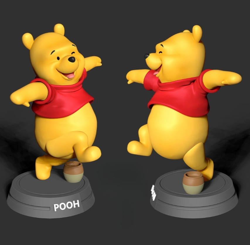 dfa pooh 3d print stl
