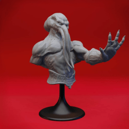 mind flayer 3d print