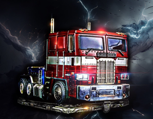 optimus prime truck 3d print stl file