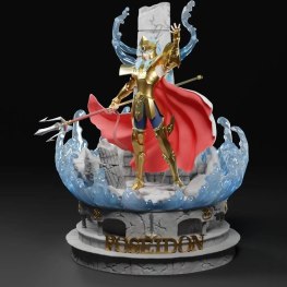 saint seiya poseidon 3d print stl