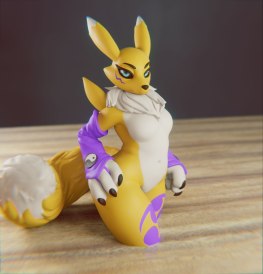Renamon 3d print stl