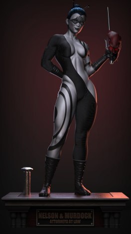 lady bullseye 3d print stl