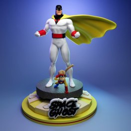 space ghost 3d print stl