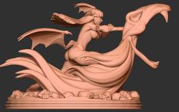 morrigan 3d print stl