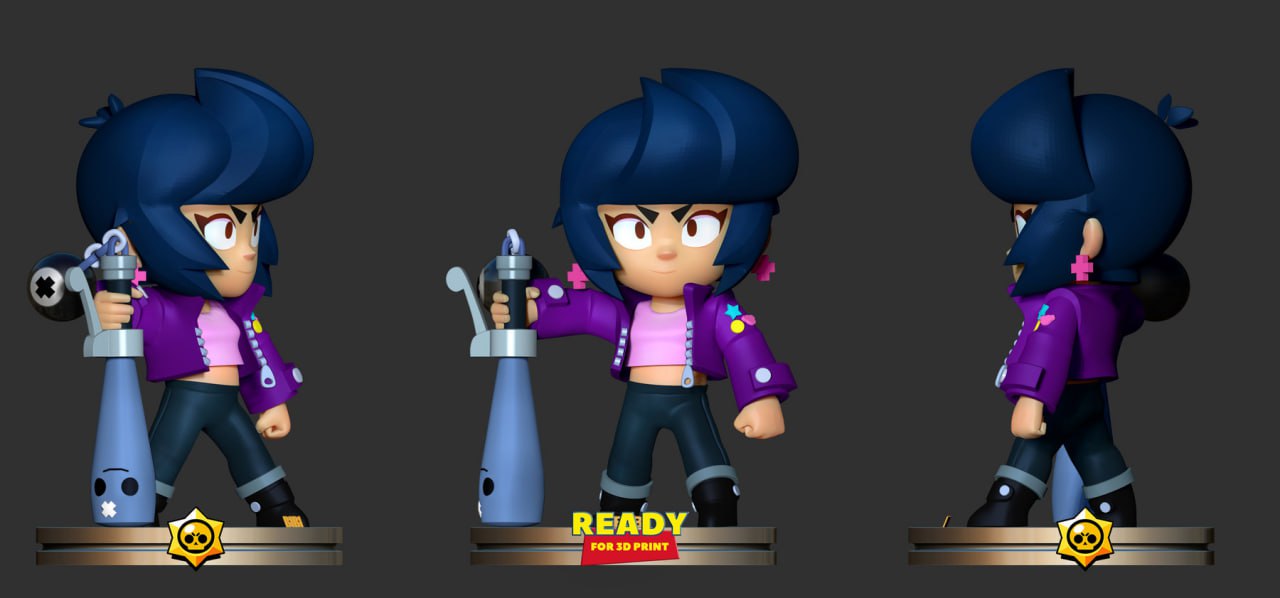 photo_5337192809351988483_y Bibi brawl star 3d print stl