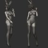 bunny girl 3d print