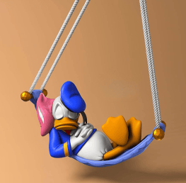 donald duck 3d print stl