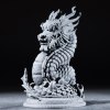 Chinesedragon bust 3d print stl