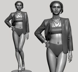 Zendaya 3d print stl